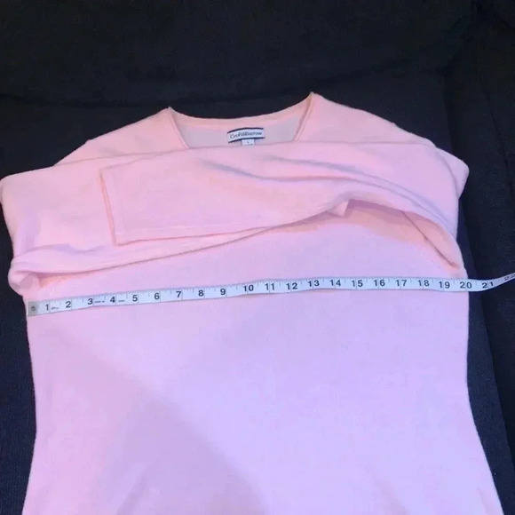 Croft & Barrow V-Neck Soft Pink 100% Acrylic Long Sleeved Sweater-Size L - Picture 6 of 6